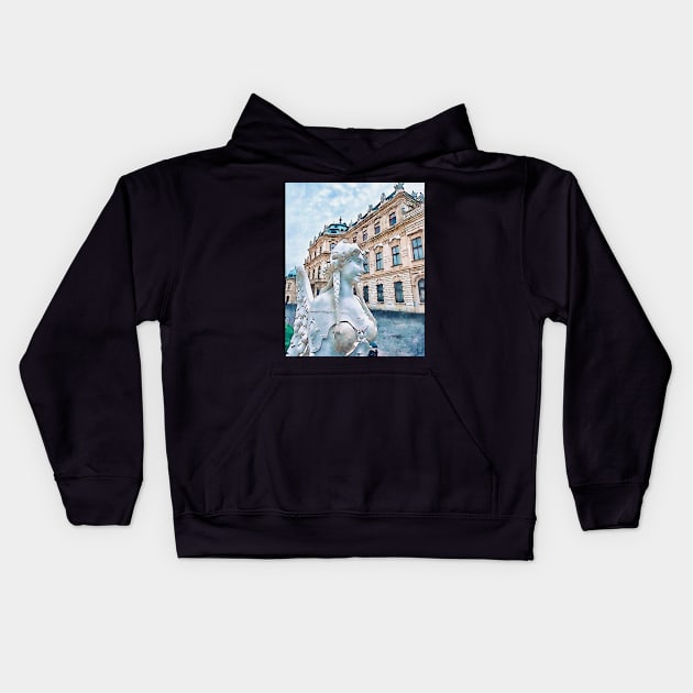 Belvedere Palace, M2 Kids Hoodie by Zamart20